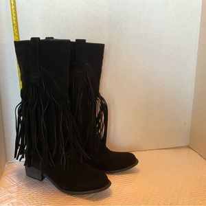 Olivia Miller fringe boots